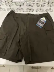 5.11 Tactical Taclite Pro Shorts, Cargo Pockets, Style 73287, Waist 42 Tundra