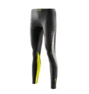 NEW || Skins Dnamic Womens Compression Long Tights - Black / Limoncello