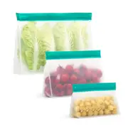 Reusable Ziplock Leakproof Food Storage Bags