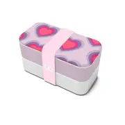 Monbento Mb Original Graphic 1L Lunch Bento Box Food Container-Heart Signal