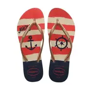 在飛比找momo購物網優惠-【havaianas 哈瓦仕】SLIM NAUTICAL 玫