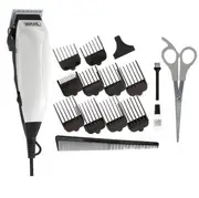Wahl Electric 16 Piece Haircutting Set - Men's Home Barber Hair Cutting Clipper Trimmer Set