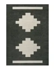 JONATHAN Y Adriel Geometric Tribal Medallion Machine-Washable Rug