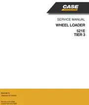 ✅ CASE 521E Tier 3 Wheel Loader Shop Service Repair Manual 84243970