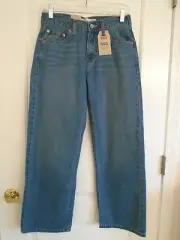 Levi's 550 Relaxed sz 16 Reg. 28x28 100% cotton blue denim jeans NWT