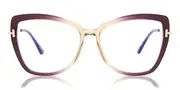 Tom Ford FT5882-B Blue-Light Block 083 Women’s Glasses Yellow Size 55 - Private Health Rebate - Blue Light Block Available