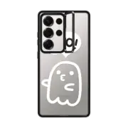 Galaxy S25 Ultra Impact Ring Stand Case Cute ghost