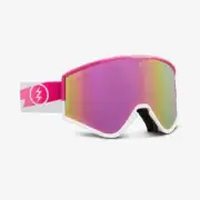 Electric Visual Kleveland.S Pink Volt Snowboarding Goggles (Pink Chrome)