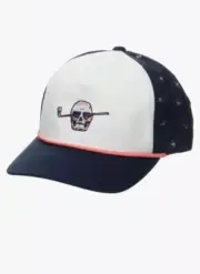 PUMA BNWTS Golf Hat- Rare Skull & Club Graphic Snap Back Original: 110 FlexFit