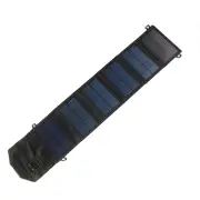 5V 15W USB Solar Chargers with 5 Folding Solar Panel Portable Solar Cell Waterproof Solar Battery Chargers Power Bank