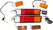 Turn Tail Brake Marker Complete LED Lights Set Compatible With Suzuki Samurai SJ410 SJ413 Jimny Sierra Gypsy