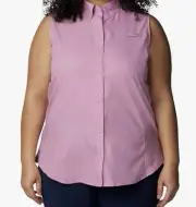 Columbia Minuet Women's Tamiami Size XXL PFG Sleeveless Shirt Omni-Shade NWT