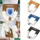 Waterproof WC Ring Mat With Flip Lid Handle Toilet Mat Pad Four Seasons