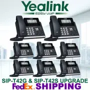 YEALINK SIP-T43U DUAL PORT GIGABIT HD SIP VoIP PHONE - 8 PHONES