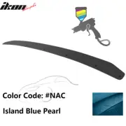 Fits 15-21 Subaru WRX STI Gurney Flap OE Style Trunk Spoiler #NAC Blue Rear Wing (for: Subaru)