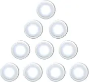 WRalwaysLX Remote Control LED Cabinet Light Cool/Warm Adjustable Night Light, Operates On 3x1.5V AA Batteries (Not Included) for Kitchen Under Cabinet Lighting,Closets, Cabinets, Counters. (6Pack)