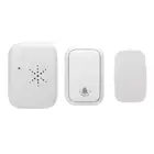 Self Powered Wireless Doorbell Set Waterproof Long Distance 38 Music White S GS0