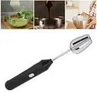 3-Speed Electric Milk Frother & Egg Beater - Rechargeable - Black