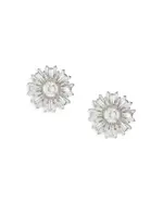 Cz By Kenneth Jay Lane Starburst Earrings