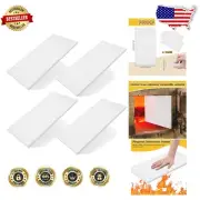 Versatile 4 Pack Fireplace Refractory Panels - Insulation for Wood Forges & More