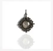 Virgins Saints & Angels VSA Petite Cloister San Benito Gunmetal Charm NWT