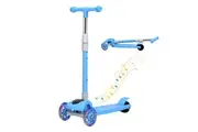 Bopeep Foldable Kids Scooter 3 Wheels Blue