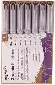 fine needle pen, mark pen, 12 colors, even ink, fine strokes