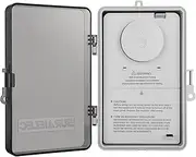 Suraielec WiFi Pool Timer, Outdoor Indoor Smart Switch, 40 AMP, 2HP, 120, 240, 277 VAC, Heavy Duty Pool Controller Light Timer Box for Pool Pump, Water Heater, Spa, Powerful Electrical Appliances
