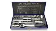 3/8-Inch Drive Metric 6-Point Standard Socket Wrench Set, 6-22mm (22-Piece)