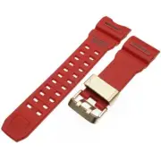 Genuine Casio Watch Band G-shock Mudmaster GWG-1000GB-4A Red Strap & Gold Buckle