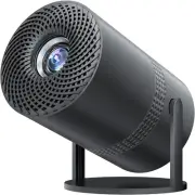 [Built-In -Apps] 270°Adjustable Smart Mini Projector with Wifi 6 and Bluetoot...