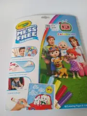 Crayola Coloring Books For Kids - Cocomelon Crayola Mess Free 5 markers