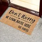 Non-skid Rug Indoor Outdoor Carpet Halloween-themed Welcome Mat for Front Door
