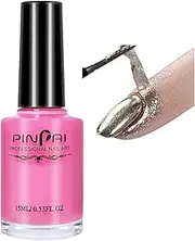 Liquid Latex Nails Peel Off, Liquid Latex For Nail Art Skin Barrier Protector for Gel Polish Fast Drying Odorless Cuticle Base Coat Nail Polish Guard Liquid Tape Protector-15ML (Pink)