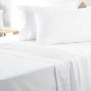 Sheridan Everyday Cotton 250TC Sheet Set in White Size: King Single