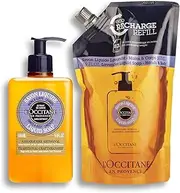 [L'OCCITANE] SHEA BUTTER LAVENDER LIQUID SOAP ECO DUO, 2 Piece Set