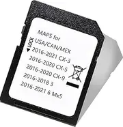 Latest Navigation SD Card, Compatible with:(2016-21)-Cx3. (2016-20)-Cx5. (2016-20)-Cx9. (2016-22)-Mx5. (2016-18)-3. (2016-22)-6