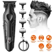 Kemei Professional Hair Clipper Cordless Trimmer Beard Cutting Machine Barber US