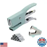 Aacehlh Small Hand-held Stapler Set, 15 Sheet Capacity, includes 750Pcs Stapl