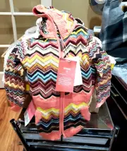 Vintage NWT Missoni for Target 20th Anniversary 2T Toddler Zip Up Sweater w/hood
