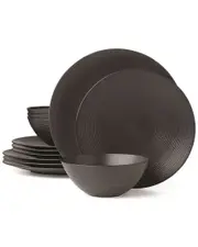Lenox LX Collective Black 12pc Dinnerware Set