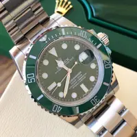 在飛比找蝦皮購物優惠-清潔綠色潛航者潛水錶自動上鍊男士模擬手錶3135機芯