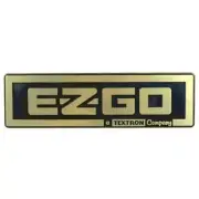E-Z-GO TXT & Marathon Golf Cart Emblem/Nameplate - Black/Gold |1988 - 2013