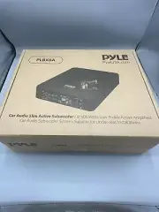 PYLE 8” 600 Watts Low Profile Active Amplified Car Audio Subwoofer System
