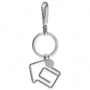 NEW COCCINELLE Keyrings Charm Doodle Home Unisex - E2R8M410301Y01