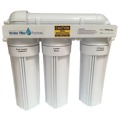 Water Filters Reverse Osmosis RO DI | Marine Aquarium RODI Fish Filter PRO-4-DJ