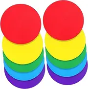 BESPORTBLE 10 Pcs Non Slip Spot Markers Dots for Agility Training for Football Soccer Basketball Practice Durable Gym Floor Equipment