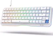 KEMOVE K68se Gaming Mechanical Keyboard,60 Percent RGB Keyboard with Blue Switch