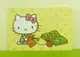 【震撼精品百貨】Hello Kitty 凱蒂貓~卡片-毛線黃