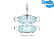 Bendix Brake Pad FT General CT For Peugeot 306 94-01 2.0 S16 110kw HB DB1339 GCT